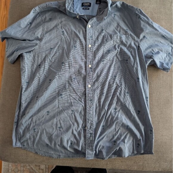 Chaps XXL Men's Shirt Palm Trees - Picture 1 of 3